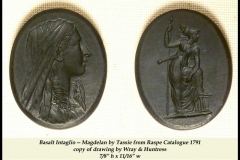 Basalt Intaglio Magdelan by Tassie from Wray & Huntress